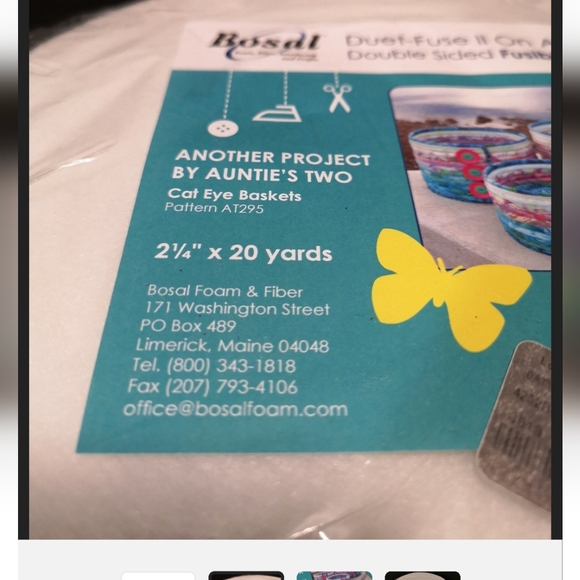 Bosal Duet-Fuse II Double Sided Fusible Roll Batting - Picture 2 of 3